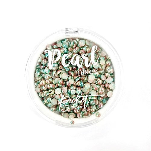 Simon Says Stamp! Picket Fence Studios GRASS GREEN AND SOFT COPPER Gradient Flatback Pearls pm106