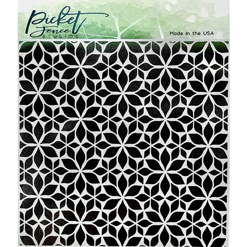 Simon Says Stamp! Picket Fence Studios LOTS OF BLOSSOMS Stencil sc286