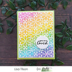 Simon Says Stamp! Picket Fence Studios LOTS OF BLOSSOMS Stencil sc286