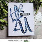 Simon Says Stamp! Picket Fence Studios LOTS OF BLOSSOMS Stencil sc286