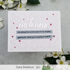 Simon Says Stamp! Picket Fence Studios LOTS OF BLOSSOMS Stencil sc286
