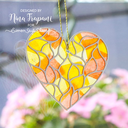 Simon Says Stamp! Simon Says Stamp STYLIZED HEART Wafer Dies sssd112501c | color-code:ALT01