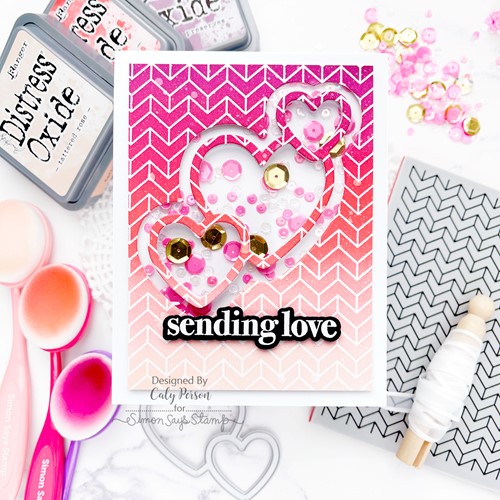 Simon Says Stamp! CZ Design Wafer Dies LOVE GARDEN GREETINGS czd159c To The Moon | color-code:ALT2