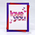 Simon Says Stamp! CZ Design Wafer Dies LOVE YOU czd155 To The Moon