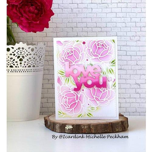 Simon Says Stamp! CZ Design Wafer Dies LOVE YOU czd155 To The Moon