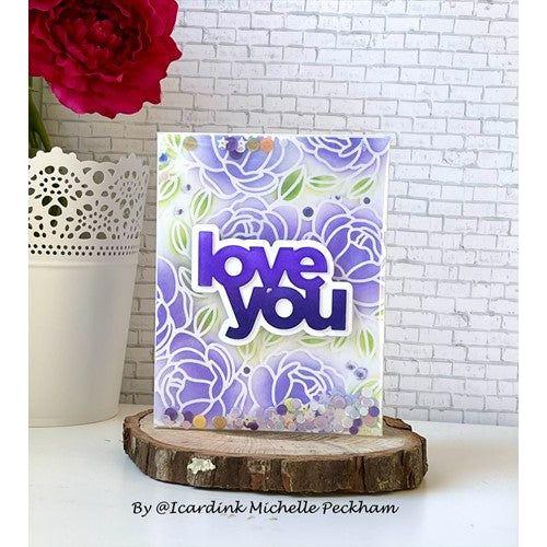 Simon Says Stamp! CZ Design Wafer Dies LOVE YOU czd155 To The Moon