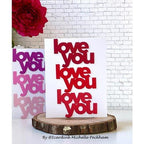 Simon Says Stamp! CZ Design Wafer Dies LOVE YOU czd155 To The Moon