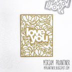 Simon Says Stamp! CZ Design Wafer Dies LOVE YOU czd155 To The Moon | color-code:ALT91