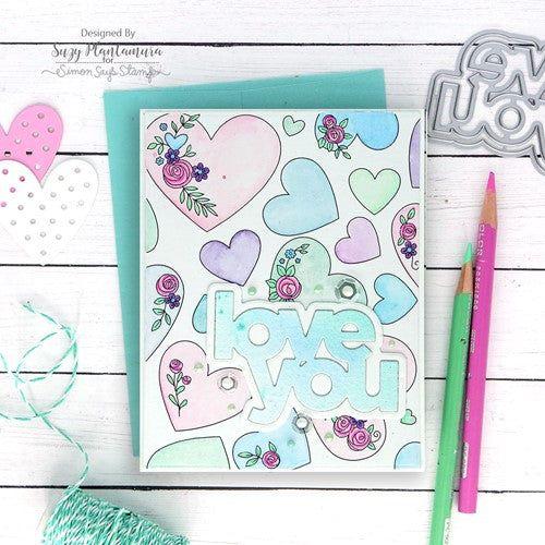 Simon Says Stamp! CZ Design Wafer Dies LOVE YOU czd155 To The Moon | color-code:ALT93