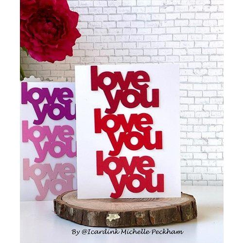 Simon Says Stamp! CZ Design Wafer Dies LOVE YOU czd155 To The Moon