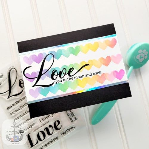 Simon Says Stamp! Simon Says Stamp Stencils POLKA HEARTS ssst221604