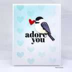 Simon Says Stamp! Simon Says Stamp Stencils POLKA HEARTS ssst221604