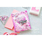 Simon Says Stamp! Simon Says Stamp Stencil STYLIZED HEART ssst221589c | color-code:ALT1
