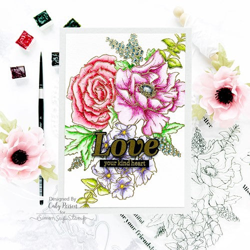 Simon Says Stamp! Simon Says Clear Stamps BEAUTIFUL BOUQUET sss202418 | color-code:ALT1