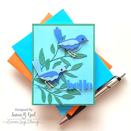 Simon Says Stamp! Simon Says Stamp LAYERED BIRDIE Wafer Die s761