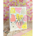 Simon Says Stamp! Simon Says Stamp STITCHING FLORAL HEART Wafer Die sssd112506