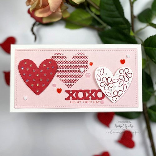 Simon Says Stamp! Simon Says Stamp STITCHING HEART Wafer Die sssd112516 | color-code:ALT1