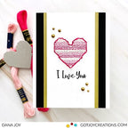Simon Says Stamp! Simon Says Stamp STITCHING HEART Wafer Die sssd112516