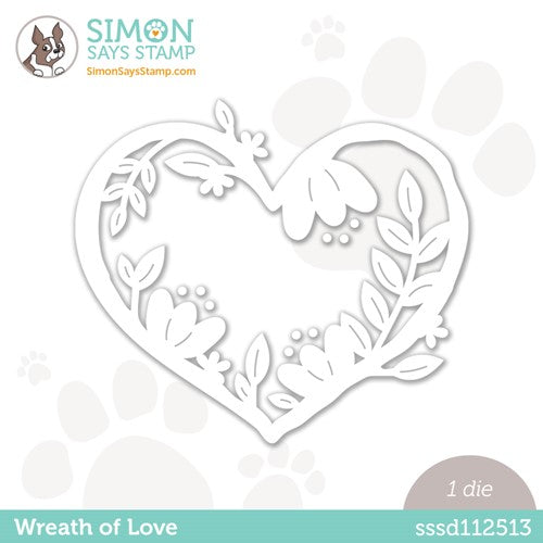 Simon Says Stamp! Simon Says Stamp WREATH OF LOVE Wafer Die sssd112513