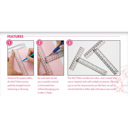 Simon Says Stamp! MISTI MIS-T RULER Tool 07179