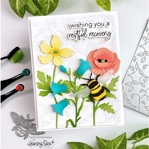 Simon Says Stamp! Honey Bee SWIRLING LEAVES PIERCED A2 COVER PLATE Die hbdsslpa2 | color-code:ALT07