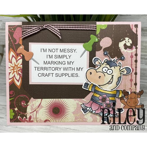 Simon Says Stamp! Riley And Company Funny Bones MARKING MY TERRITORY Cling Rubber Stamp RWD-982