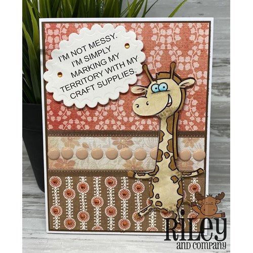 Simon Says Stamp! Riley And Company Funny Bones MARKING MY TERRITORY Cling Rubber Stamp RWD-982