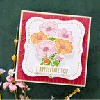 Simon Says Stamp! STP-085 Spellbinders LAYERED ANEMONES Clear Stamps*