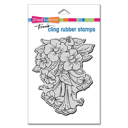 Simon Says Stamp! Stampendous Cling Stamp TRUMPET VINE crr346*