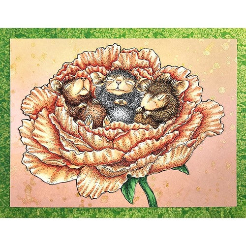 Simon Says Stamp! Stampendous Cling Stamp TRIO NAP hmcr156 House Mouse