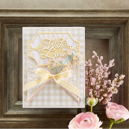Simon Says Stamp! S5-492 Spellbinders WITH LOVE REGALIA Card Builder Etched Dies*