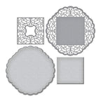 Simon Says Stamp! S5-491 Spellbinders CIRCLE MEETS SQUARE Etched Dies*