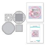 Simon Says Stamp! S5-491 Spellbinders CIRCLE MEETS SQUARE Etched Dies*