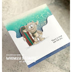 Simon Says Stamp! Whimsy Stamps SNOW MONSTERS Clear Stamps DP1082*