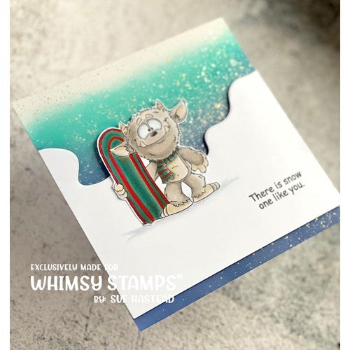 Simon Says Stamp! Whimsy Stamps SNOW MONSTERS Clear Stamps DP1082*