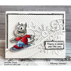 Simon Says Stamp! Whimsy Stamps SNOW MONSTERS Clear Stamps DP1082*