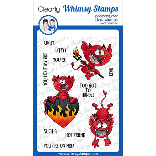 Simon Says Stamp! Whimsy Stamps LITTLE DEVILS Clear Stamps DP1083