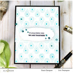 Simon Says Stamp! Altenew DOTTED TEARDROPS Clear Stamps ALT6605*