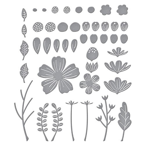 Simon Says Stamp! S5-502 Spellbinders BE BOLD BLOOMS Etched Dies