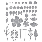 Simon Says Stamp! S5-502 Spellbinders BE BOLD BLOOMS Etched Dies