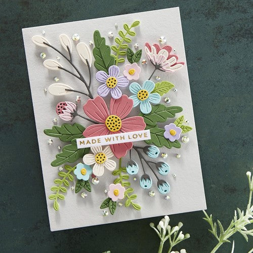 Simon Says Stamp! S5-502 Spellbinders BE BOLD BLOOMS Etched Dies