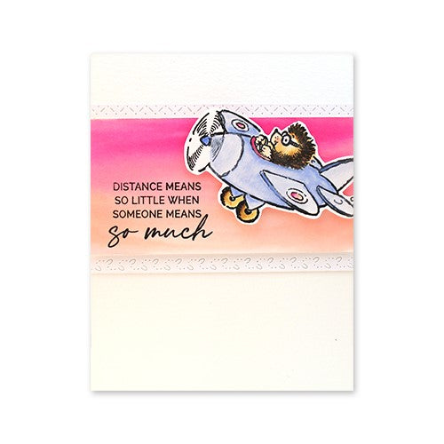 Simon Says Stamp! Penny Black Clear Stamps LOVE EVERYWHERE 30-798