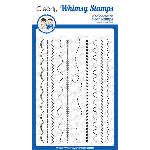 Simon Says Stamp! Whimsy Stamps STITCHES Clear Stamps CWSD398