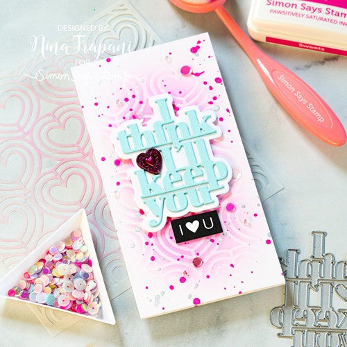 Simon Says Stamp! Simon Says Stamp I THINK I'LL KEEP YOU Wafer Dies sssd112523 | color-code:ALT2