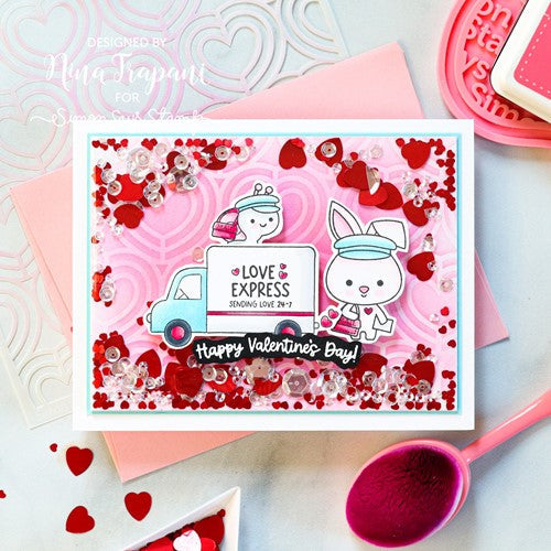 Simon Says Stamp! Simon Says Stamp Stencil HEART CHAIN ssst221594 | color-code:ALT5