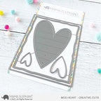 Simon Says Stamp! Mama Elephant MOD HEART Creative Steel Dies