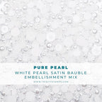 Simon Says Stamp! Trinity Stamps PURE PEARL SATIN BAUBLES Embellishment Box tsb-250