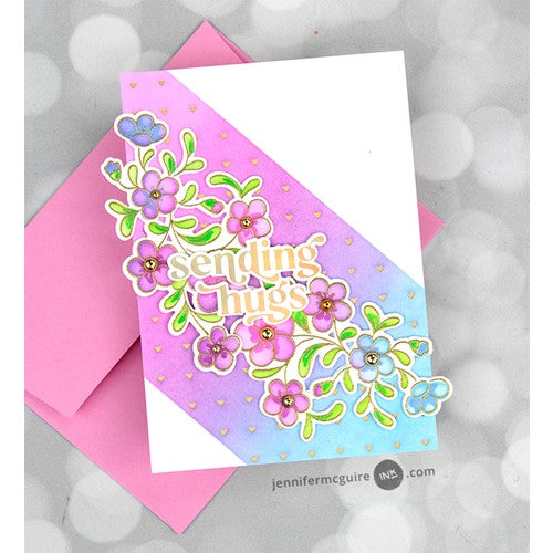 Simon Says Stamp! PinkFresh Studio BEAUTIFUL BLOOMS Layering Stencil Set 138722 | color-code:ALT01