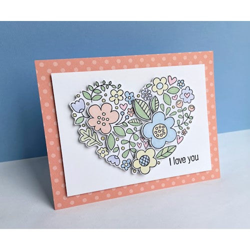 Simon Says Stamp! Simon Says Stamp LOVE YOU BUNCHES Wafer Dies sssd112450c | color-code:ALT00