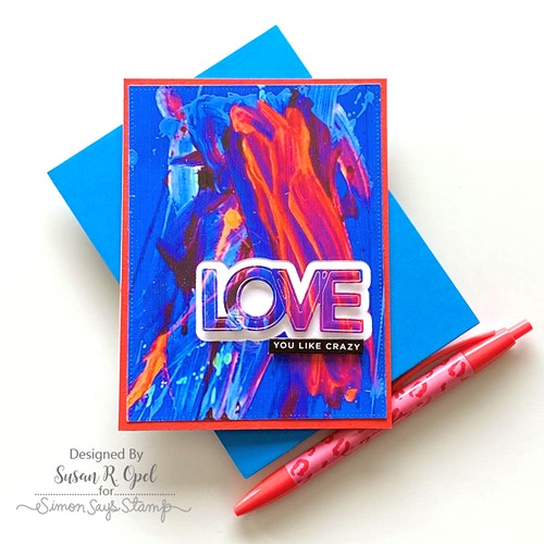 Simon Says Stamp! CZ Design Sentiment Strips SASSY LOVE czg031